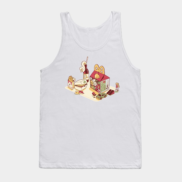 Grand Theft Happy Meal Tank Top by glenbrogan
